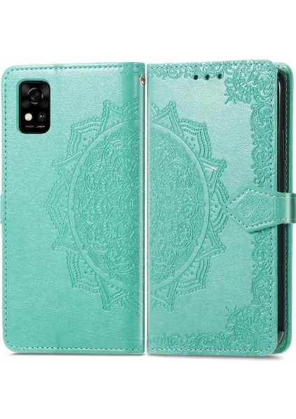 Zte Blade Flip Flip Kapak Kılıf Darbeye Basit Desen (Yurt Dışından)