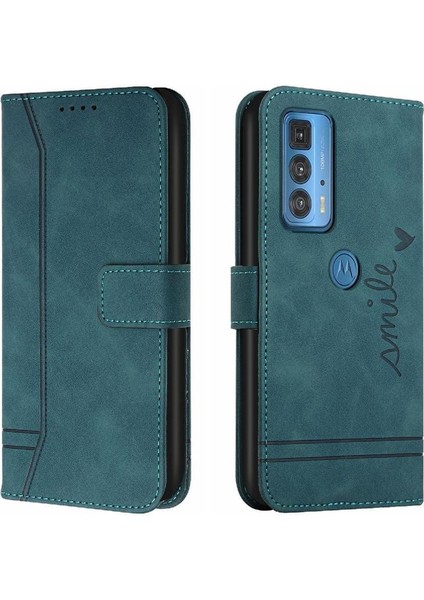 Motorola Moto Kenar 20 Pro Için Telefon Kılıfı El Kayışı Flip Folio Cüzdan Kart (Yurt Dışından)