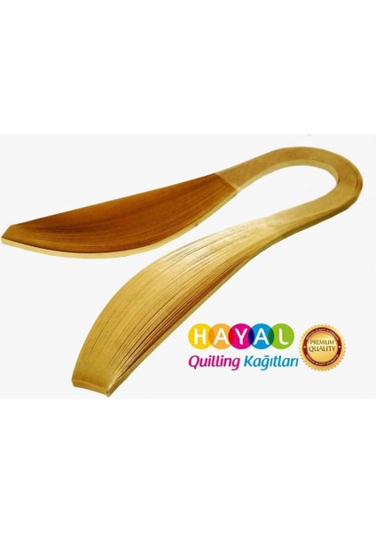 5mm Nubuk Sarı Renkli Quilling Kağıdı - 100'LÜ
