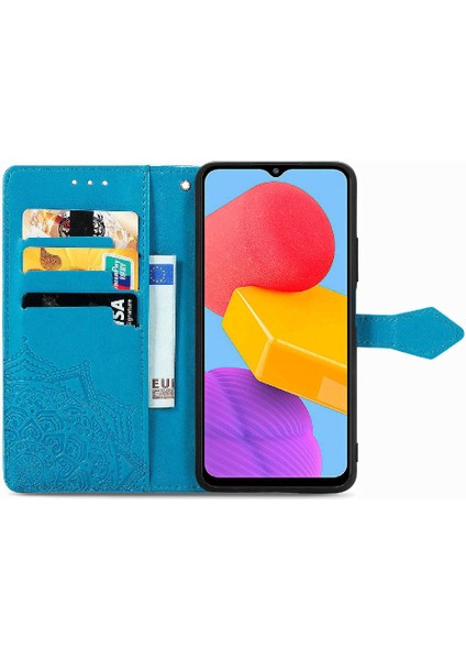 Samsung M13 4g Flip Kapak Için Kılıf Zarif Desen Deri Kılıf Basit (Yurt Dışından) fırsatları