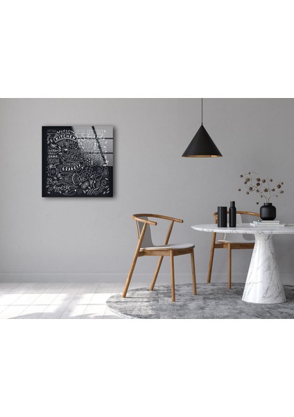 Mutfak Yazı Yazma Temperli Cam Duvar Tablosu fiyatları