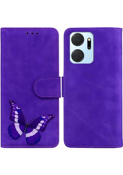 Onur X7A Kart Yuvaları Için Kılıf Flip Folio Kapak Kelebek Cüzdan Renk (Yurt Dışından)