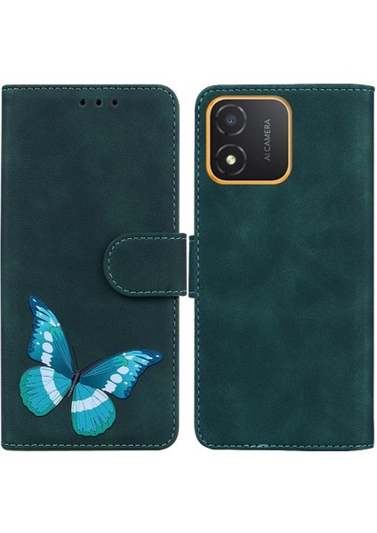 Onur Için Kılıf X5 Renk Baskılı Flip Folio Kapak Kelebek Cüzdan Kart (Yurt Dışından)