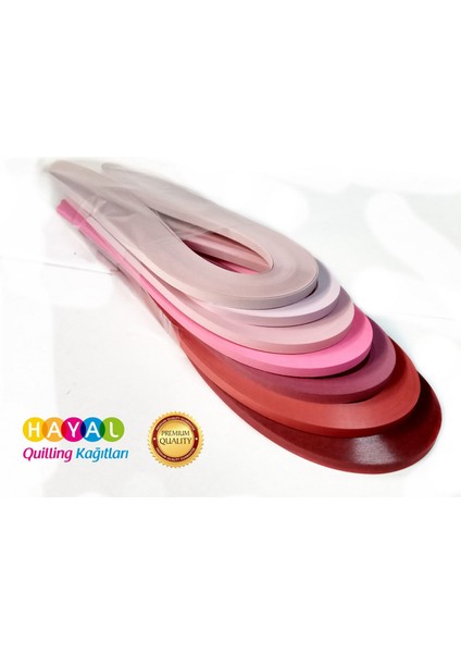 Kırmızı Dünya Serisi Hayal Quilling Kağıtları 5mm fiyatları