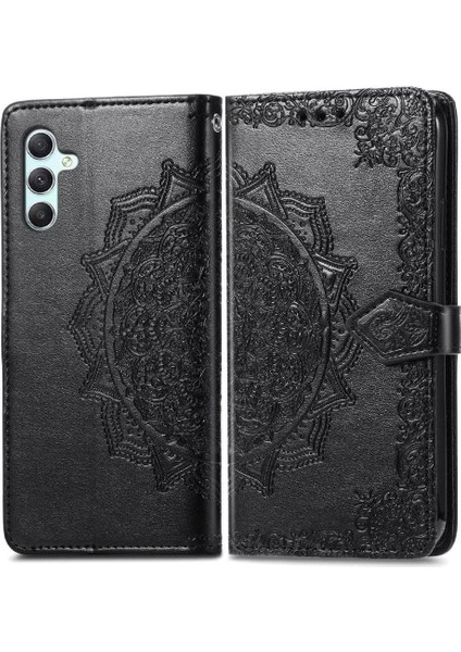 Samsung A34 5g Için Kılıf Zarif Desen Deri Kılıf Darbeye Çevir (Yurt Dışından)