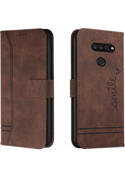 Lg K50S Kart Yuvaları Kapak Için Telefon Kılıfı El Kayışı Flip Folio Cüzdan Pu (Yurt Dışından) fiyatları