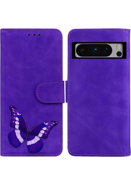 Google Piksel 8 Pro Kart Yuvaları Için Kılıf Flip Folio Kapak Cüzdan Renk (Yurt Dışından)
