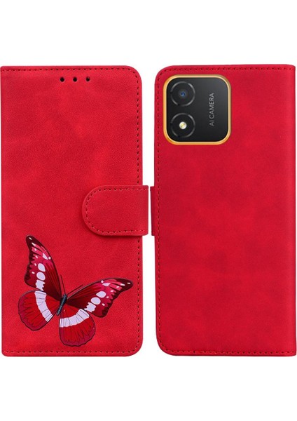 Onur Için Kılıf X5 Renk Baskılı Flip Folio Kapak Kelebek Cüzdan Kart (Yurt Dışından)