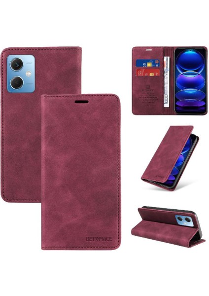 Xiaomi Redmi Not 12 4g Için Kılıf Folio Cüzdan Pu Deri Manyetik (Yurt Dışından) fiyatları