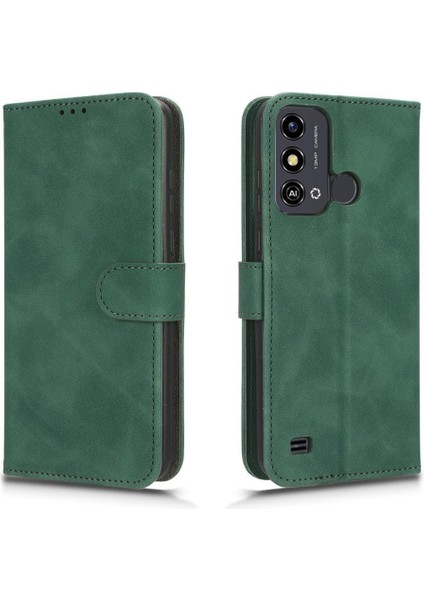 Zte A53 5g Koruyucu Kapak Deri Kart ile Folio Flip Case (Yurt Dışından)