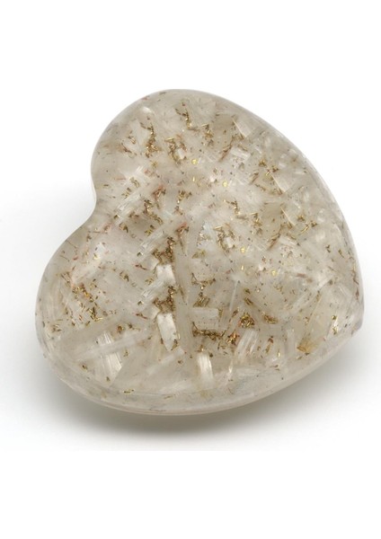 Kristal Kuvars Taşından Orgonit Kalp fiyatları