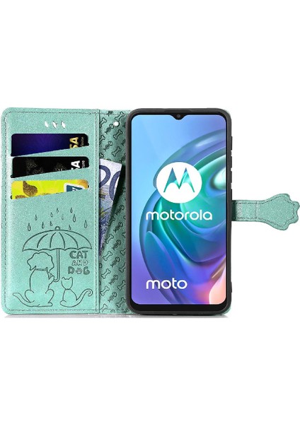 Moto G30 Kısa Kayış Karikatür Hayvanlar Için Kılıf Kapak Çevirin Darbeye Vaka (Yurt Dışından) modelleri
