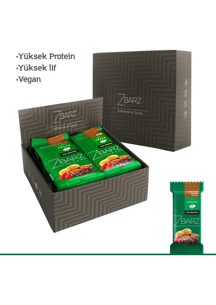 Vegan Protein Bar 35G (12 Adet)