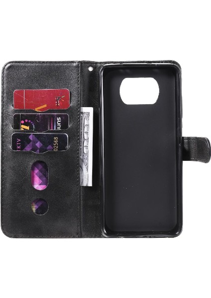 Xiaomi Poco X3 Nfc Fermuar Kart Yuvası Tutucular Koruyucu Kapak (Yurt Dışından)