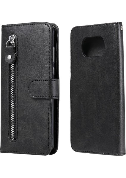 Xiaomi Poco X3 Nfc Fermuar Kart Yuvası Tutucular Koruyucu Kapak (Yurt Dışından)