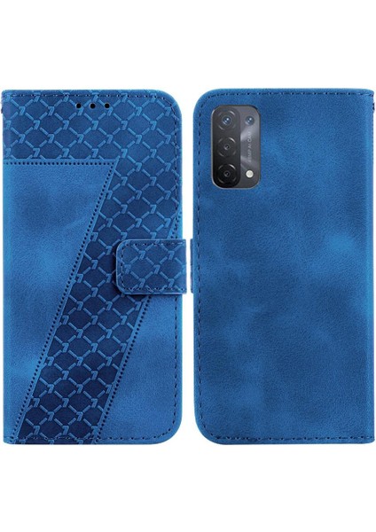 Oppo A74 5g Için Telefon KILIFI/A54 5g Kabartmalı Desen Flip Folio Kapak Pu (Yurt Dışından)