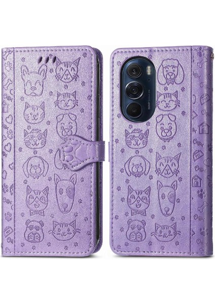 Moto Kenar X30 Için Kılıf Kısa Kayış Kapak Çevirin Kılıf Karikatür (Yurt Dışından)