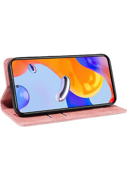 Xiaomi Redmi Için Not 11 4g Pu Deri Koruyucu Folio Cüzdan (Yurt Dışından)