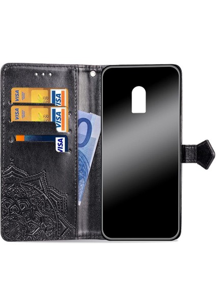 Oneplus 6t Darbeye Zarif Desen Deri Kılıf Kapak Çevirin (Yurt Dışından) fırsatları