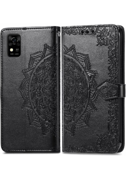 Zte Blade Flip Flip Kapak Kılıf Darbeye Basit Desen (Yurt Dışından)