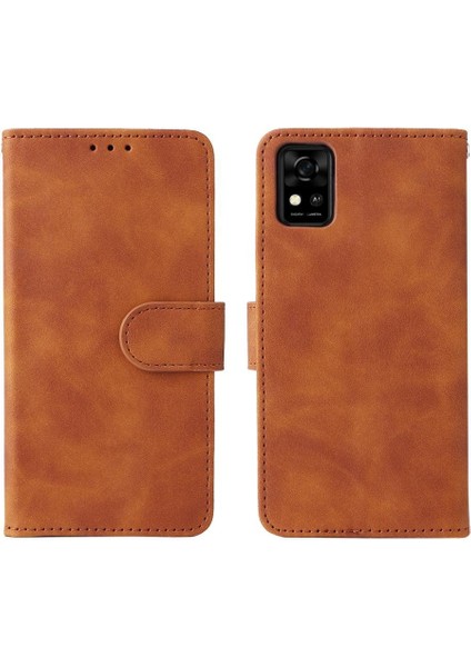 Kart Tutucu Kickstand ile Zte Blade Zte Deri Folio Flip Case Için Kılıf (Yurt Dışından)
