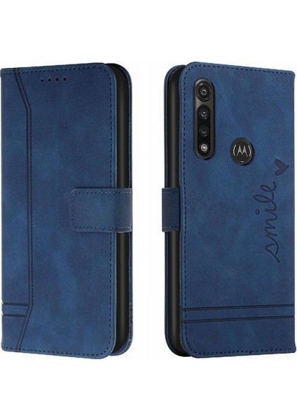 Motorola Moto G Güç 2020 Flip Folio Cüzdan Manyetik Kart Için Telefon Kılıfı (Yurt Dışından)