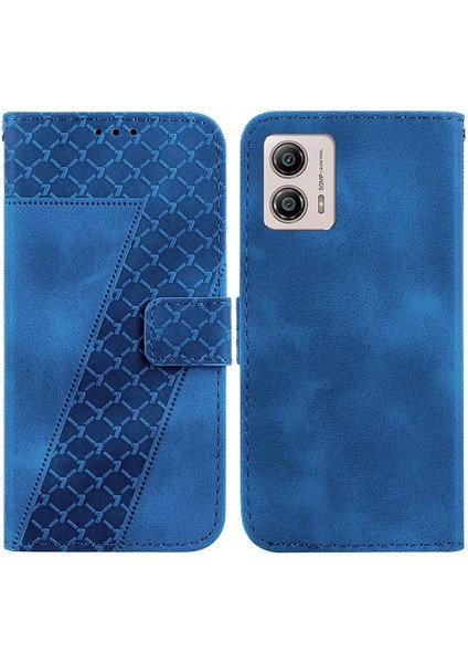 Motorola Moto G53 Için Telefon KILIFI/G23/MOTOROLA Kart Yuvası Fonksiyonu Cüzdan Desen (Yurt Dışından)