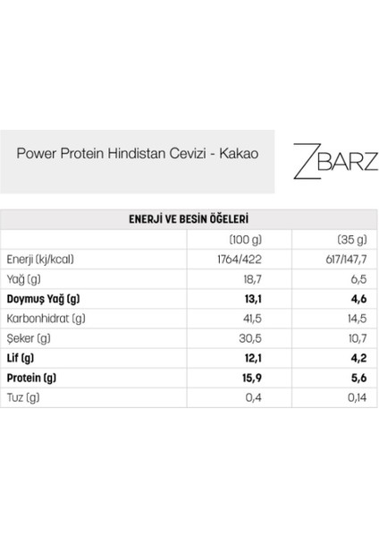 Power Protein Karışık Kutu 3 x 15'li 35 gr