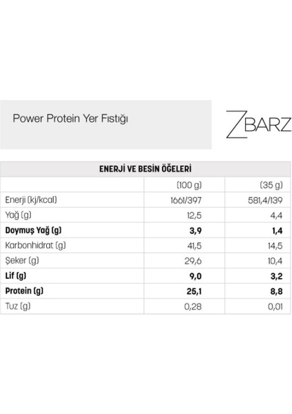 Power Protein Karışık Kutu 3 x 15'li 35 gr