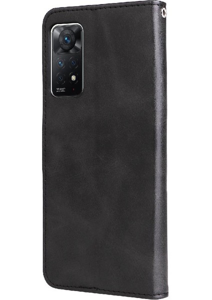 Xiaomi Redmi Not 11 Pro Deri Fermuar Koruyucu Kapak Kartı (Yurt Dışından)