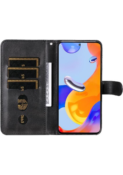 Xiaomi Redmi Not 11 Pro Deri Fermuar Koruyucu Kapak Kartı (Yurt Dışından)