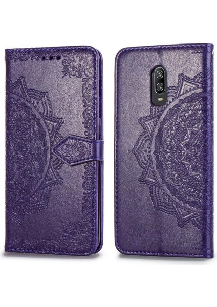 Oneplus 6t Darbeye Zarif Desen Deri Kılıf Kapak Çevirin (Yurt Dışından) indirimleri