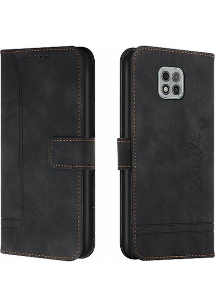 Motorola Moto G Güç 2021 Flip Folio Cüzdan Manyetik Pu Için Telefon Kılıfı (Yurt Dışından)