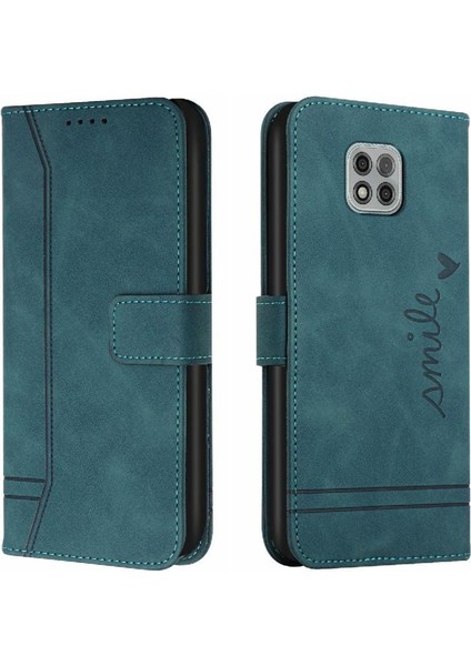 Motorola Moto G Güç 2021 Flip Folio Cüzdan Manyetik Pu Için Telefon Kılıfı (Yurt Dışından)