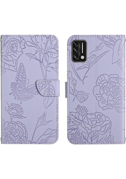 Bilek Kayışı Anti-Damla Koruma Çiçekler ve Pu ile Umidigi A7S Için Kılıf (Yurt Dışından)