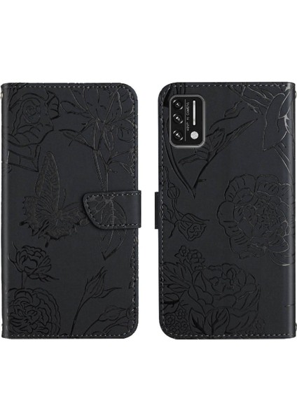 Bilek Kayışı Anti-Damla Koruma Çiçekler ve Pu ile Umidigi A7S Için Kılıf (Yurt Dışından)