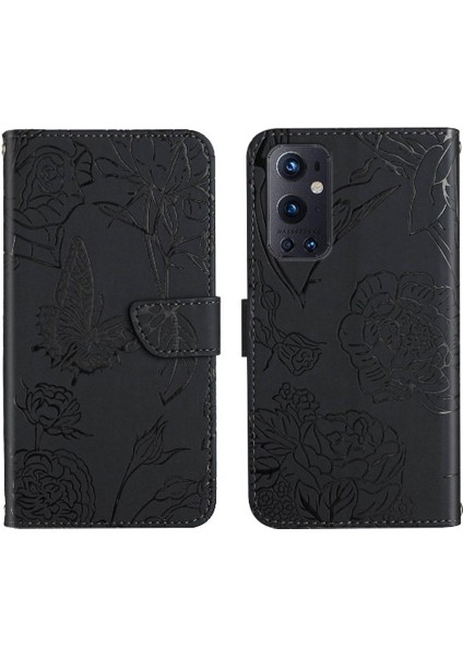 Oneplus 9 Pro Anti-Damla Koruma Çiçekler ve Kelebekler Durumda (Yurt Dışından)