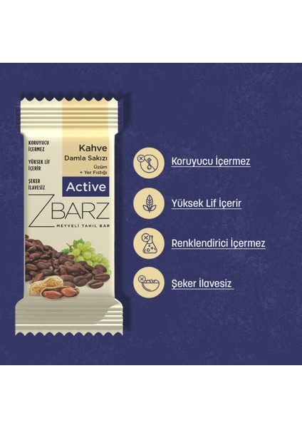 Active Damla Sakızlı  Bar 35 gr (12'li)