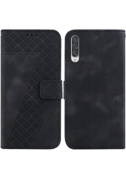 Samsung Galaxy Için Telefon Kılıfı A50/A50S/A30S Flip Folio Kapak Kabartmalı Pu (Yurt Dışından)