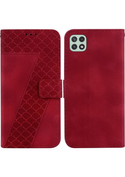 Telefon Kılıfı Için Samsung Galaxy A22 5g Flip Folio Kapak Kart Yuvası Fonksiyonu (Yurt Dışından)