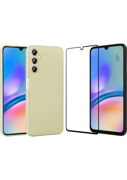 Samsung Galaxy A05S ile Uyumlu Telefon Kılıfı ve 5d Tam Kaplayan Cam Ekran Koruyucu