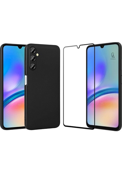 Samsung Galaxy A05S ile Uyumlu Telefon Kılıfı ve 5d Tam Kaplayan Cam Ekran Koruyucu