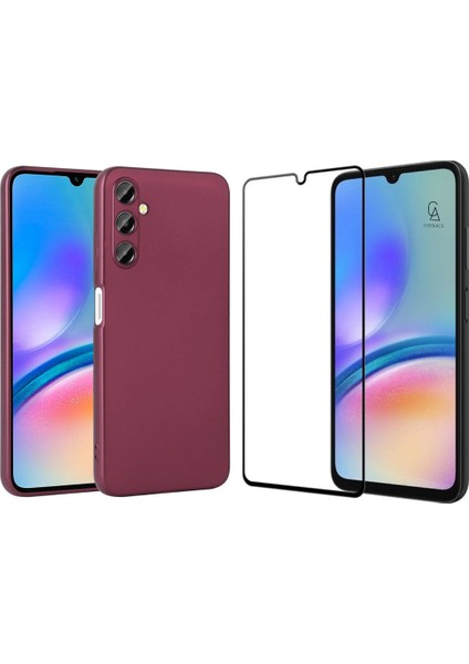 Samsung Galaxy A05S ile Uyumlu Telefon Kılıfı ve 5d Tam Kaplayan Cam Ekran Koruyucu