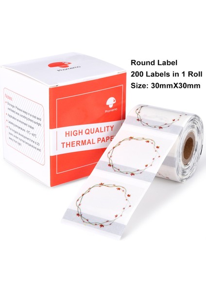 50X50MM 140 Adet C Stili Rcle Yuvarlak Şeffaf Desen Phomemo Etiket Yazıcı Için Kendinden Yapışkanlı Etiket Kağıdı Termal Etiket Kağıt Rulosu (Yurt Dışından) indirimleri