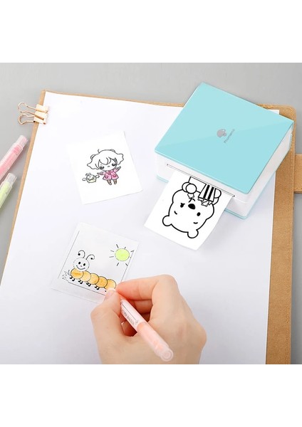 3'lü Yapışkanlı Bej Tarzı Phomemo Termal Kağıt Yapışkan Notlar SM02PRO Yapışkanlı Etiket Ruloları Için Renkli Etiket Genişlik mm Termal Etiket Kağıdı (Yurt Dışından) modelleri