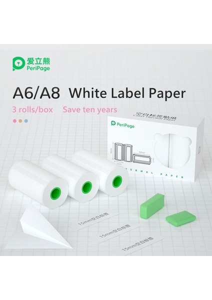 3 Beyaz Etiket Stili Peripage Kendinden Yapışkanlı Termal Kağıt Yazdırılabilir Etiket Etiket Kağıtları Poooli Papeang Yazıcı Için Net Baskı Telefon Fotoğraf Papie Için (Yurt Dışından) modelleri