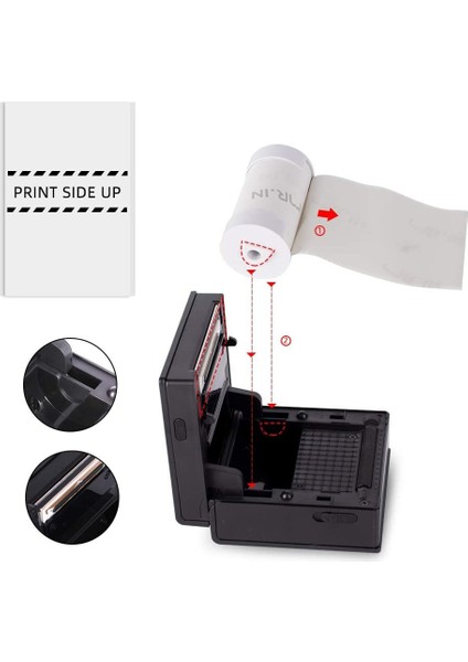 Lacivert Kağıt Stili Phomemo Termal Kağıt Autoadhesivo Papel SM02PRO Yazıcı Için Yazdırılabilir Etiket Etiket Papier Fotoğraf Rollo Papel (Yurt Dışından) indirimleri