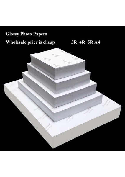 3r 200G 100 Sayfa Stili Fotoğraf Kağıdı 4r 5r A4 Mürekkep Püskürtmeli Yazıcılar Için Yüksek Parlak Yazıcı Fotoğrafçı Baskısı Ofis Malzemeleri (Yurt Dışından) fiyatları