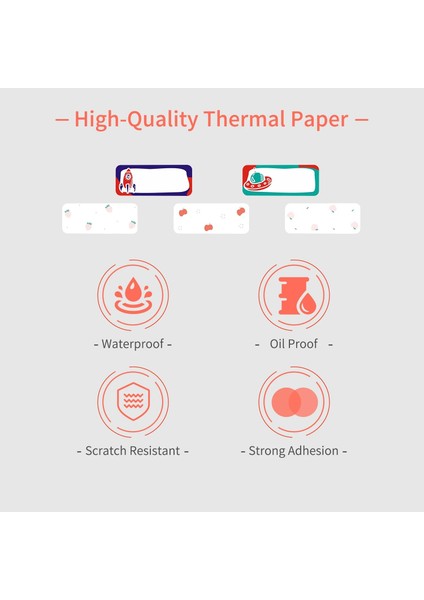 Stil 5 Stil Renkli Etiket Kağıdı Kendinden Yapışkanlı Termal Kağıt Rulosu 12 * Yaprak Rulo Phomemo D30 Termal Yazıcı ile Uyumlu (Yurt Dışından) modelleri