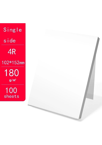 4r 180G 100 Yaprak Stili Fotoğraf Kağıdı 4r 5r A4 Mürekkep Püskürtmeli Yazıcılar Için Yüksek Parlak Yazıcı Fotoğrafçı Baskısı Ofis Malzemeleri (Yurt Dışından)